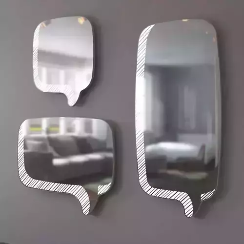 Mirror Message LED 3D model