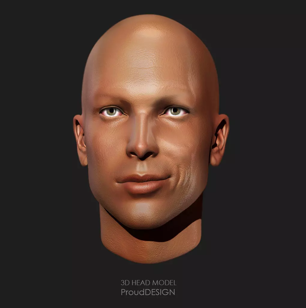 3D Head Model  3D model_0
