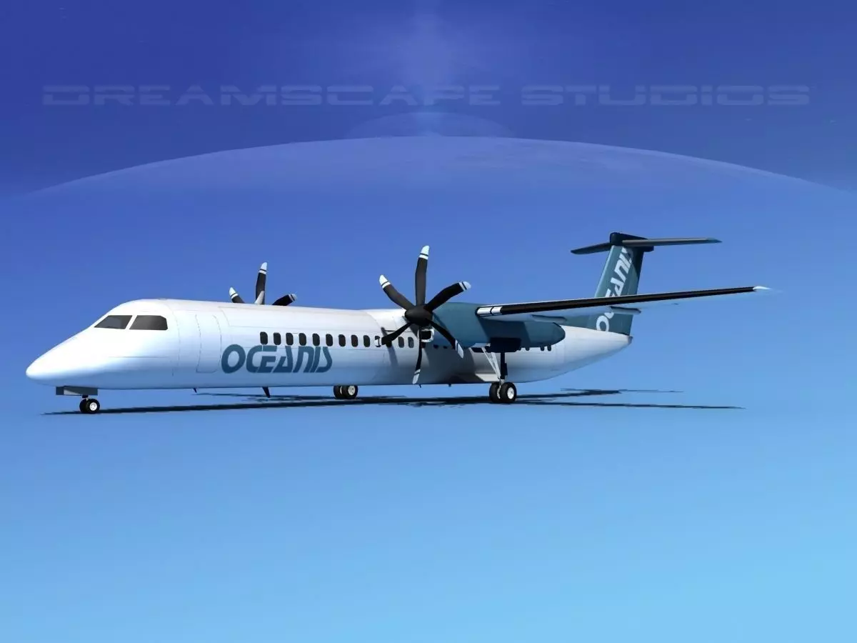 Dehaviland DHC-8 400 Oceanis Air Charter 3D model