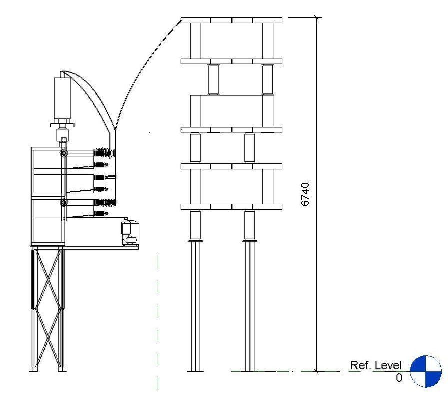 3D Capaitor bank Revit Family  3D model_5