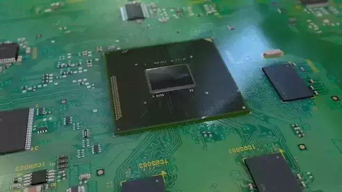 circuit board 2 3D model