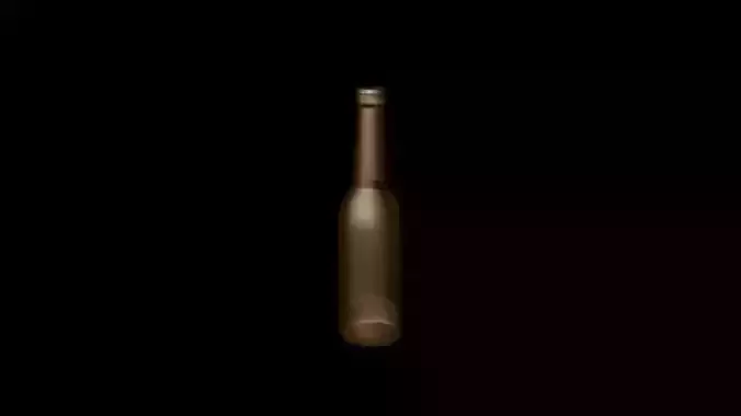 poly model beer bottle
