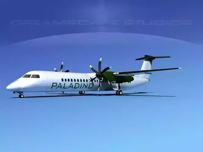 Dehaviland DHC-8 400 Paladino Charters 3D model