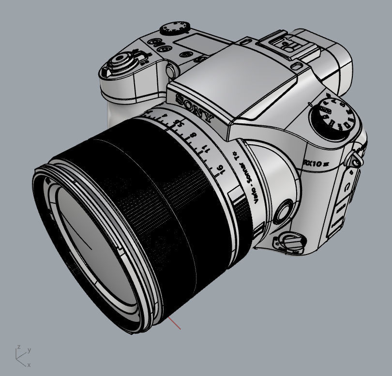 Sony Cyber-shot RX10 III  3D model_17
