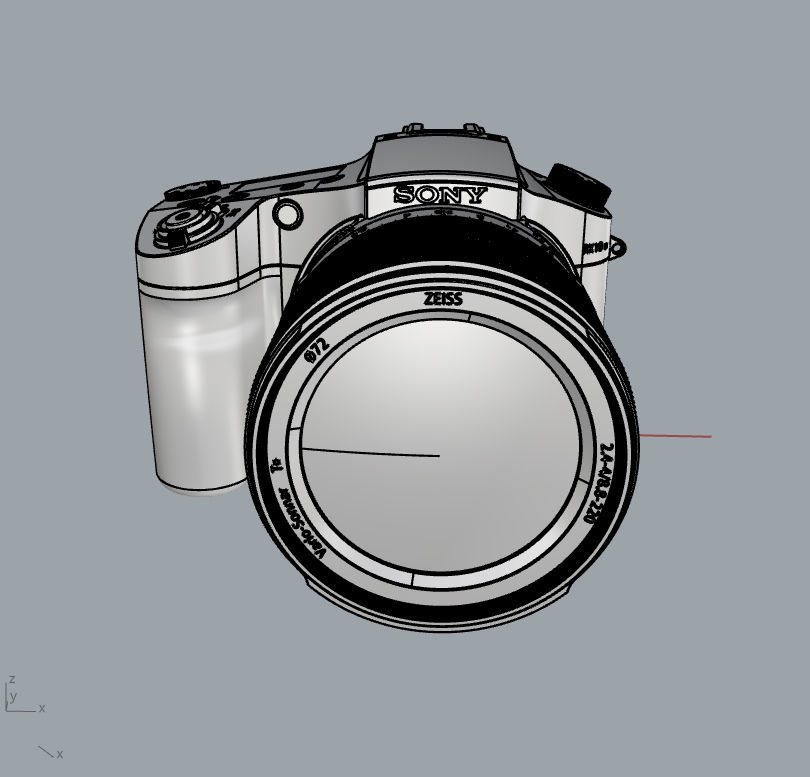 Sony Cyber-shot RX10 III  3D model_13