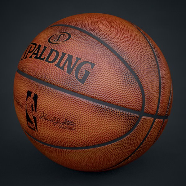 Spalding NBA Official Basketball Game Ball... 3D Model .max .obj .3ds