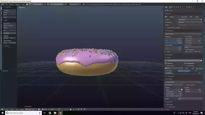 Doughnut donut 3D model