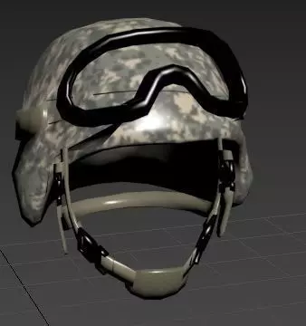 Army Helmet Free low-poly 3D model_0