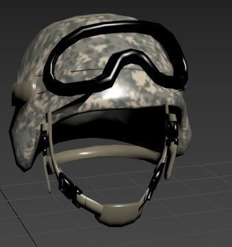 Army Helmet Free low-poly 3D model
