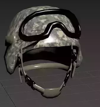 Army Helmet Free low-poly 3D model