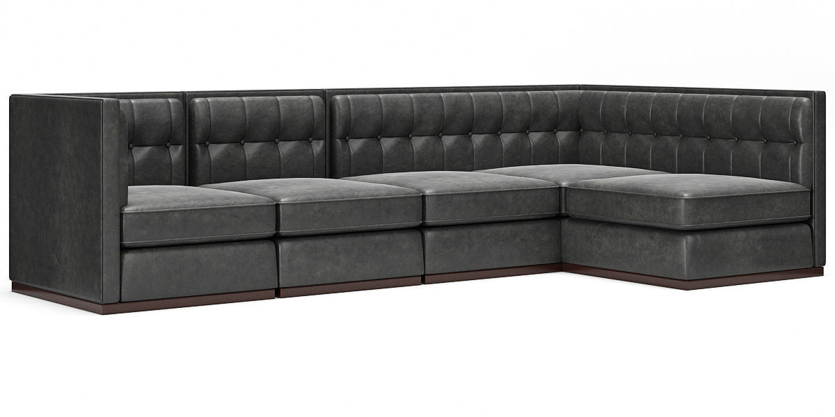 Modular Club Sofa 3D model_1