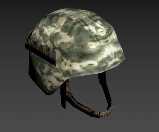 Army Helmet Free low-poly 3D model