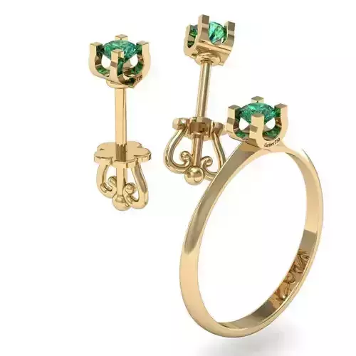 fashion set with diamonds   3D print model