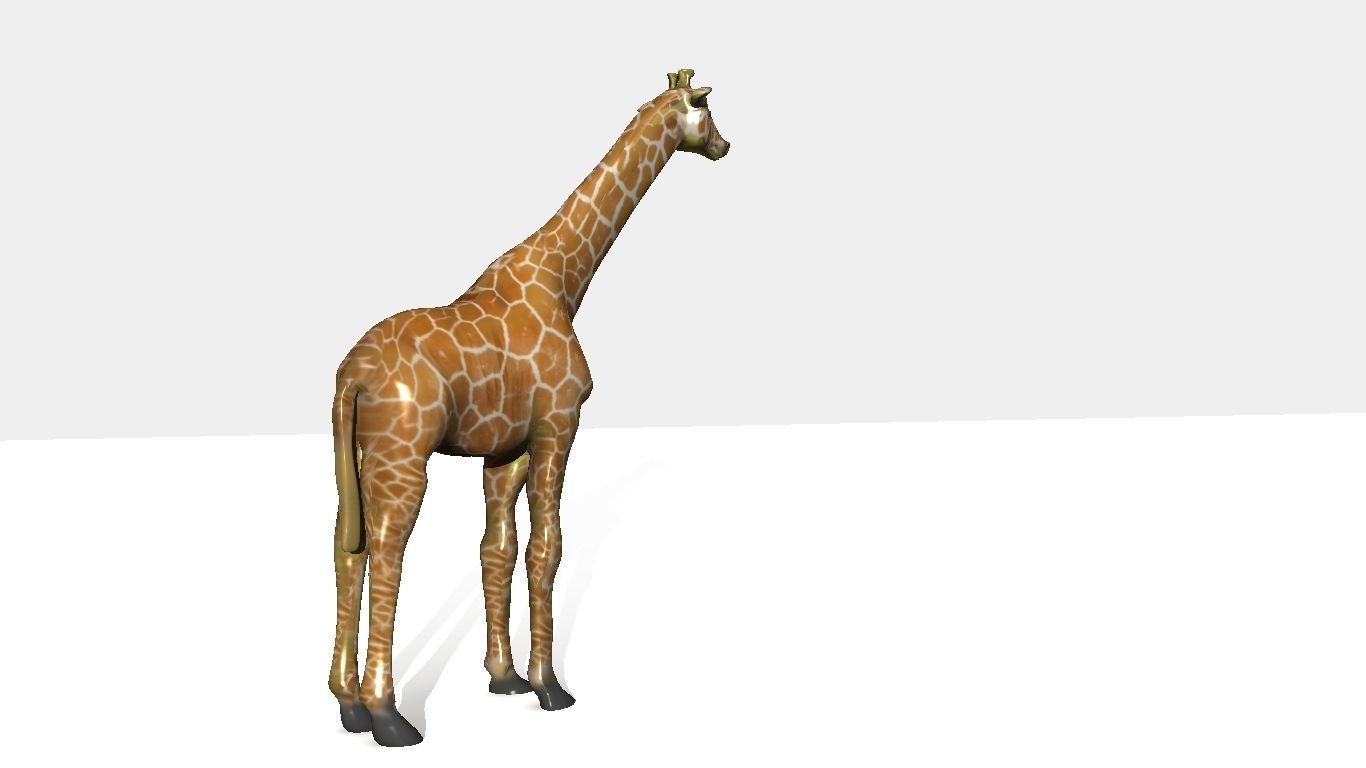giraffee giraffe Low-poly 3D model_6