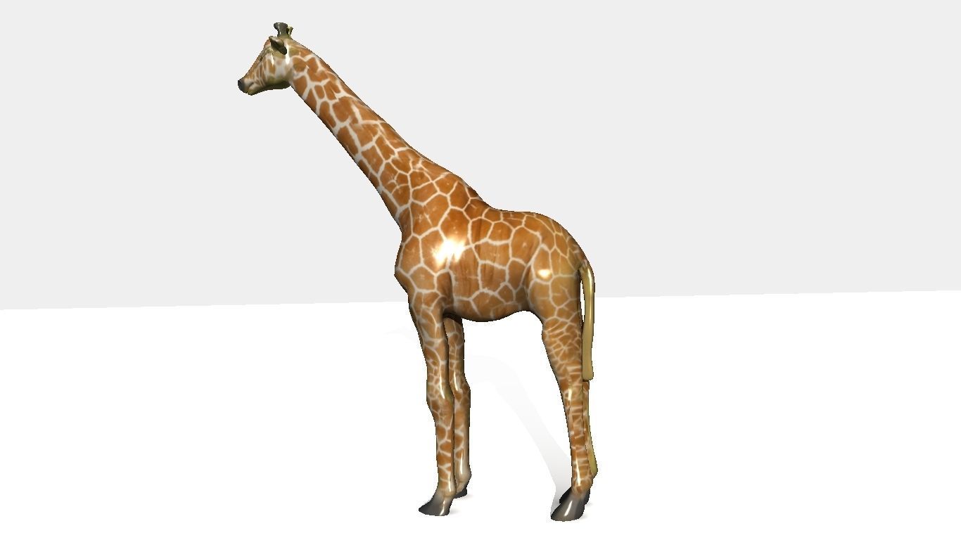 giraffee giraffe Low-poly 3D model_1
