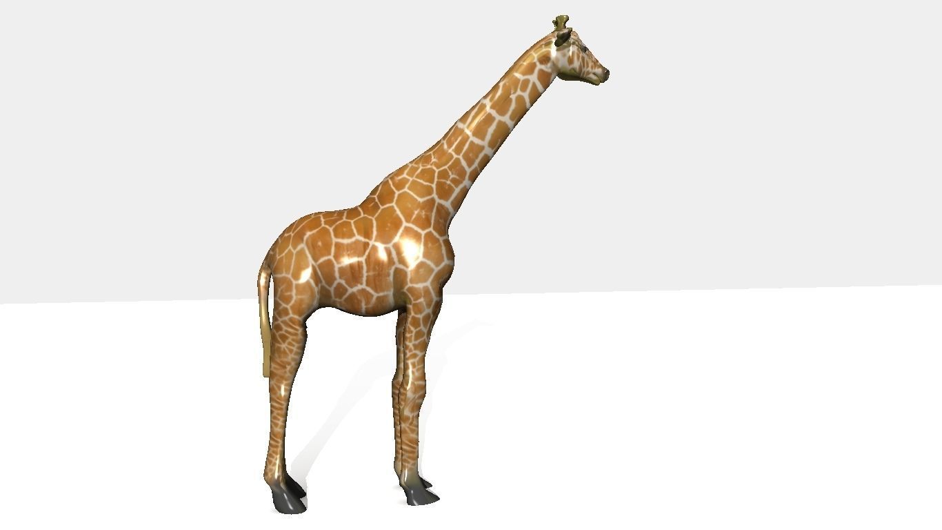 giraffee giraffe Low-poly 3D model_5