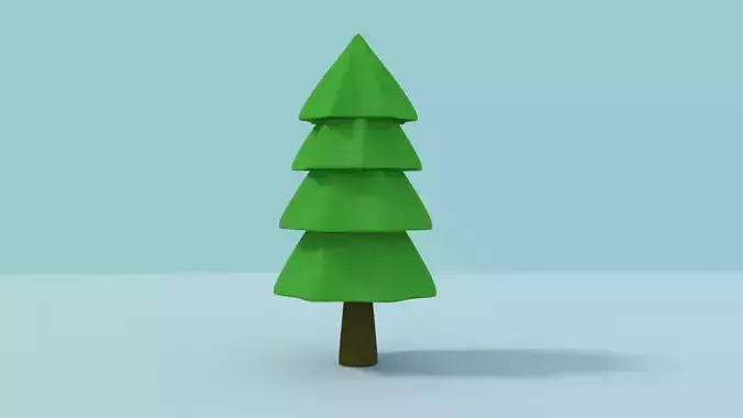 Christmas Tree Rigged 3D model