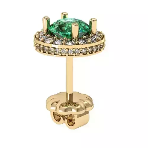 beautiful stud earring 3D print model