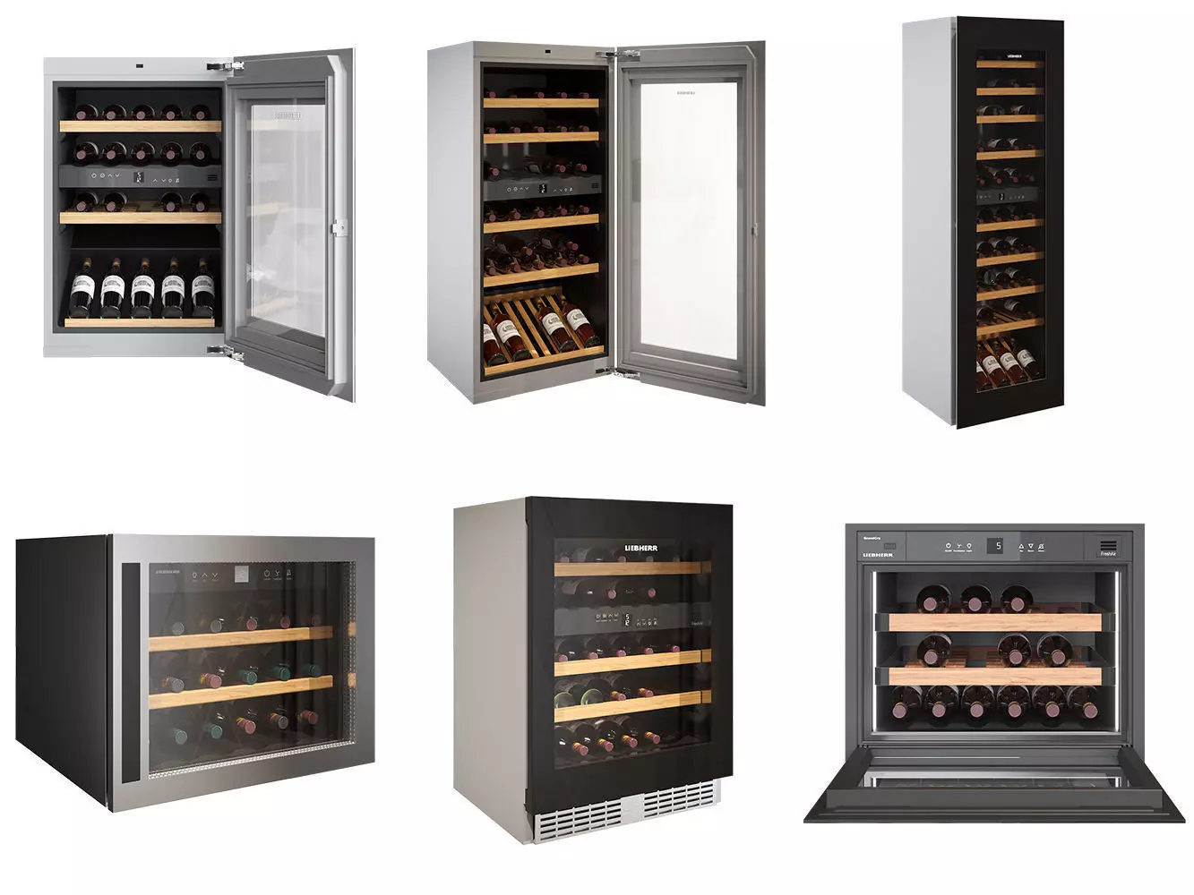 Liebherr Wine Fridges 3D Model Collection_0