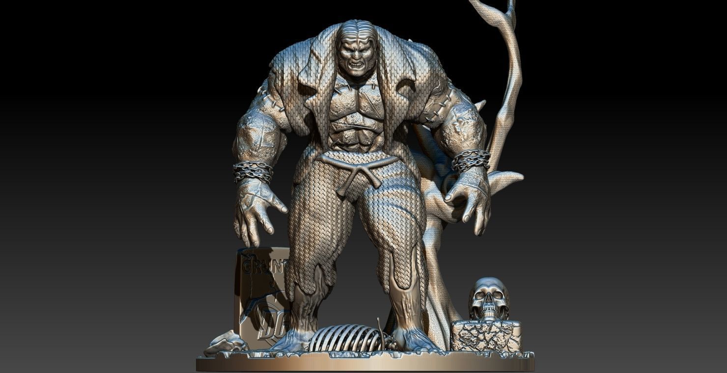 Solomon Grundy dc comics  3D print model_6