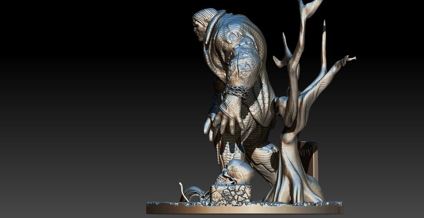 Solomon Grundy dc comics  3D print model_12