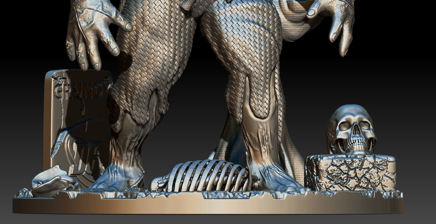 Solomon Grundy dc comics  3D print model_8