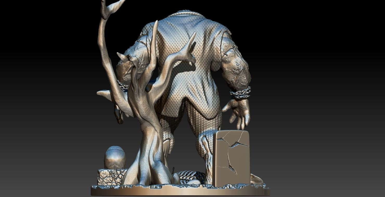 Solomon Grundy dc comics  3D print model_9