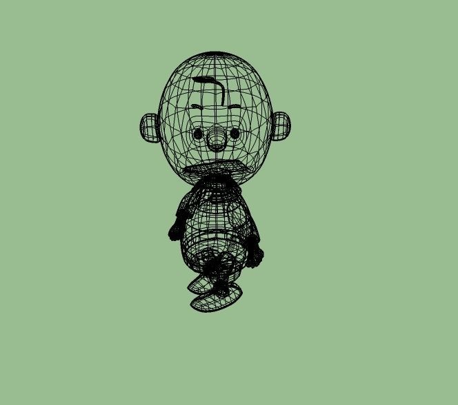 3d printed toys Low-poly 3D model_3