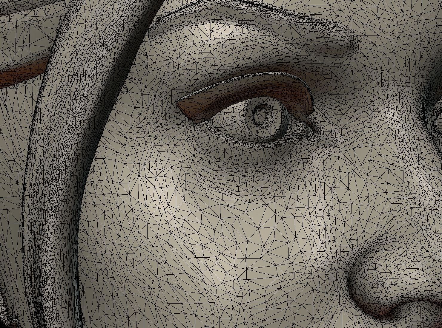 Girl Head I 3D print model_19