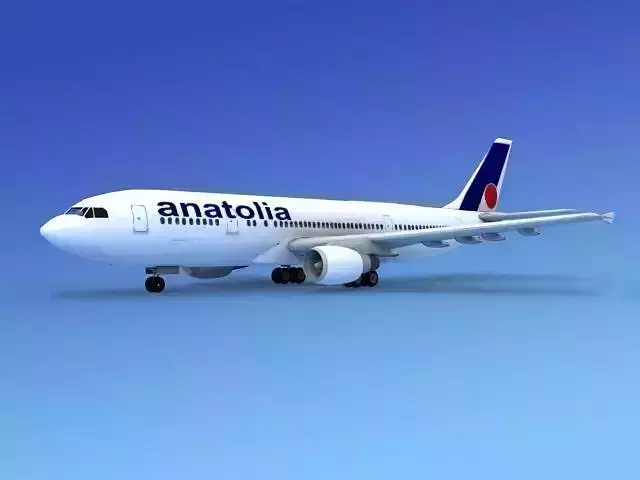 Airbus A-300 Air Anatolia 3D model