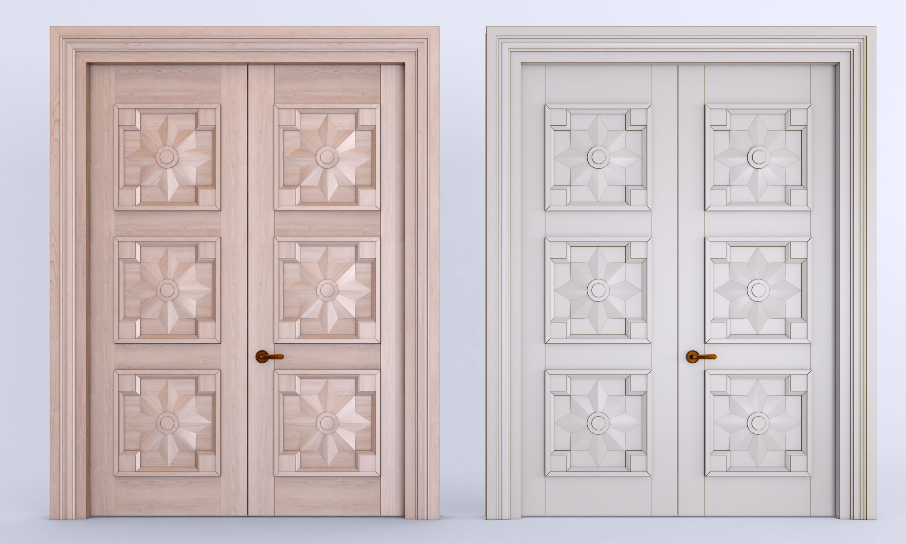 Door Design V1 3D model_3