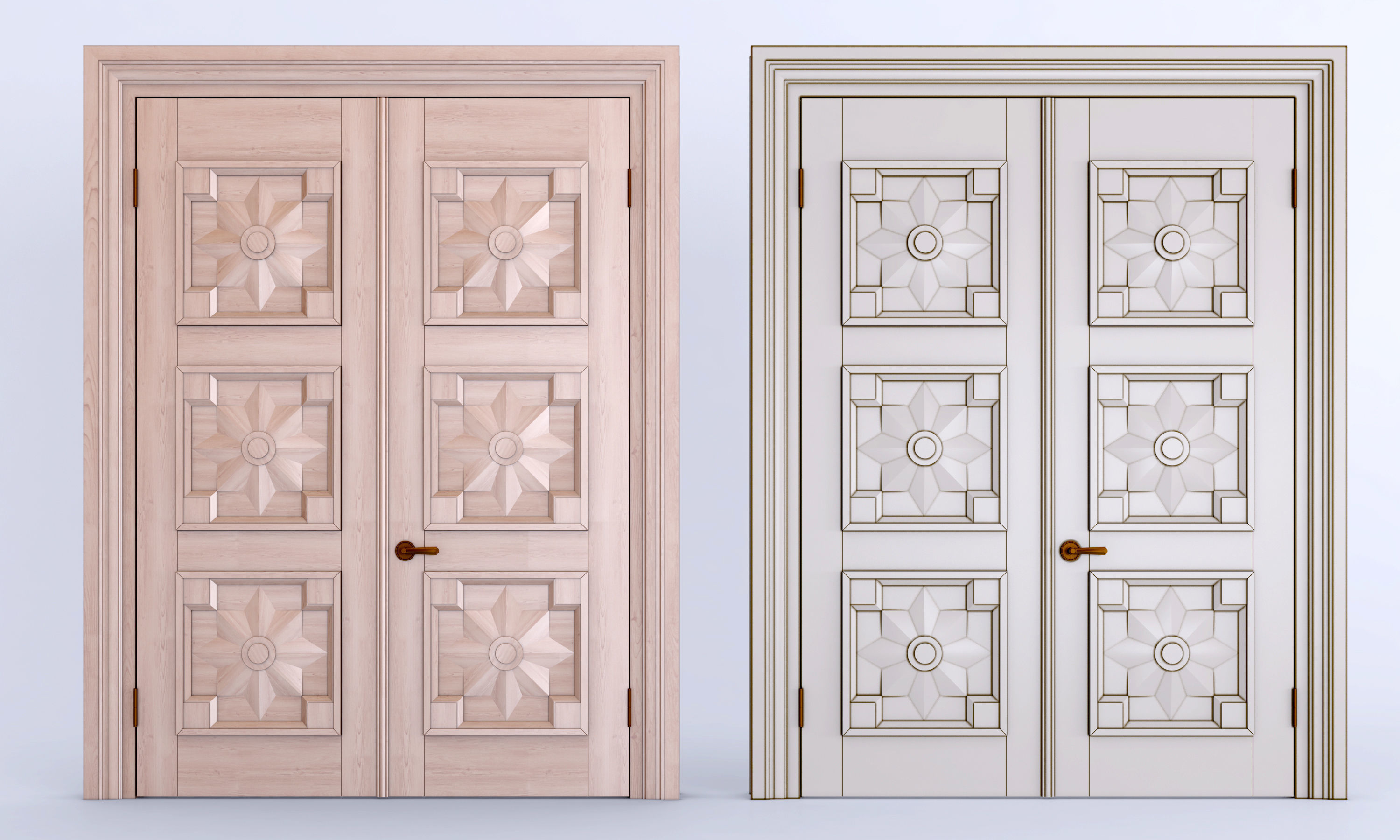 Door Design V1 3D model_2
