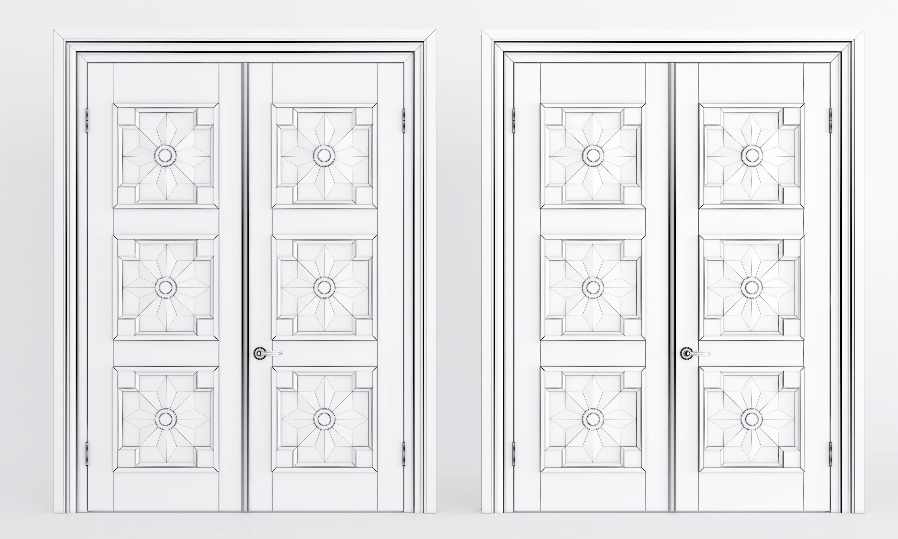 Door Design V1 3D model_1