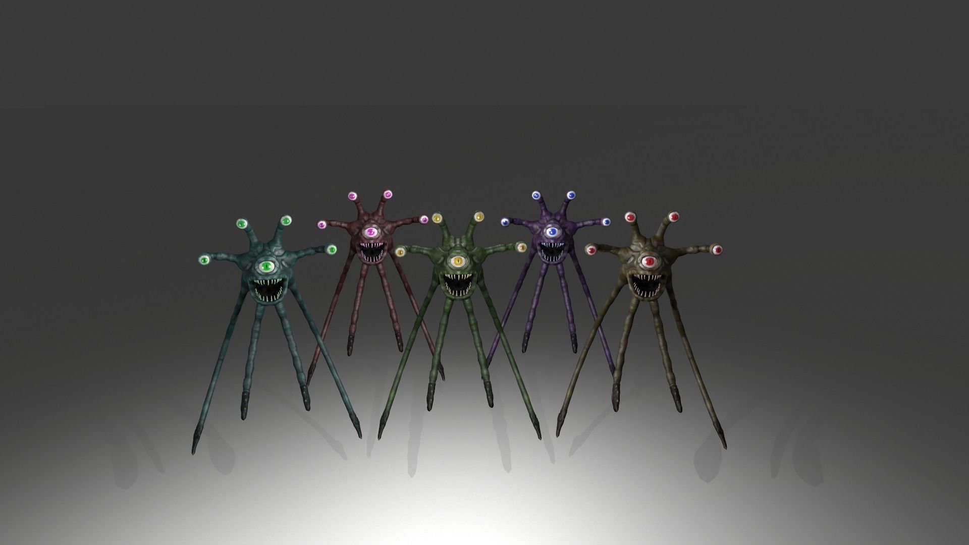 RPG Reptiles Pack Low-poly 3D model_8