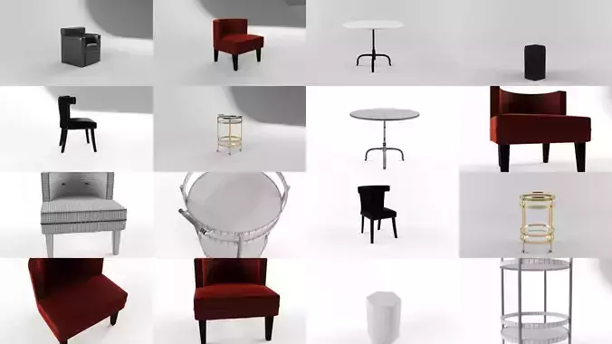 Williams Sonoma Pack 3D Model Collection