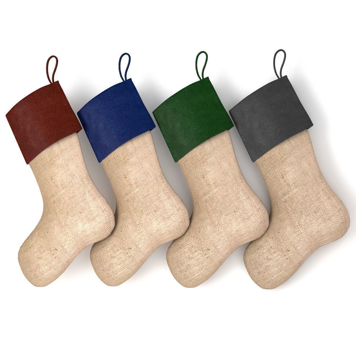 Christmas symbols and decorations 3D Model Collection_5