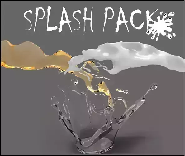 Splash Collection letter s splashing water 