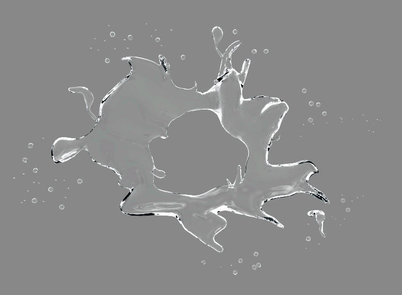 Splash Collection letter s splashing water _4