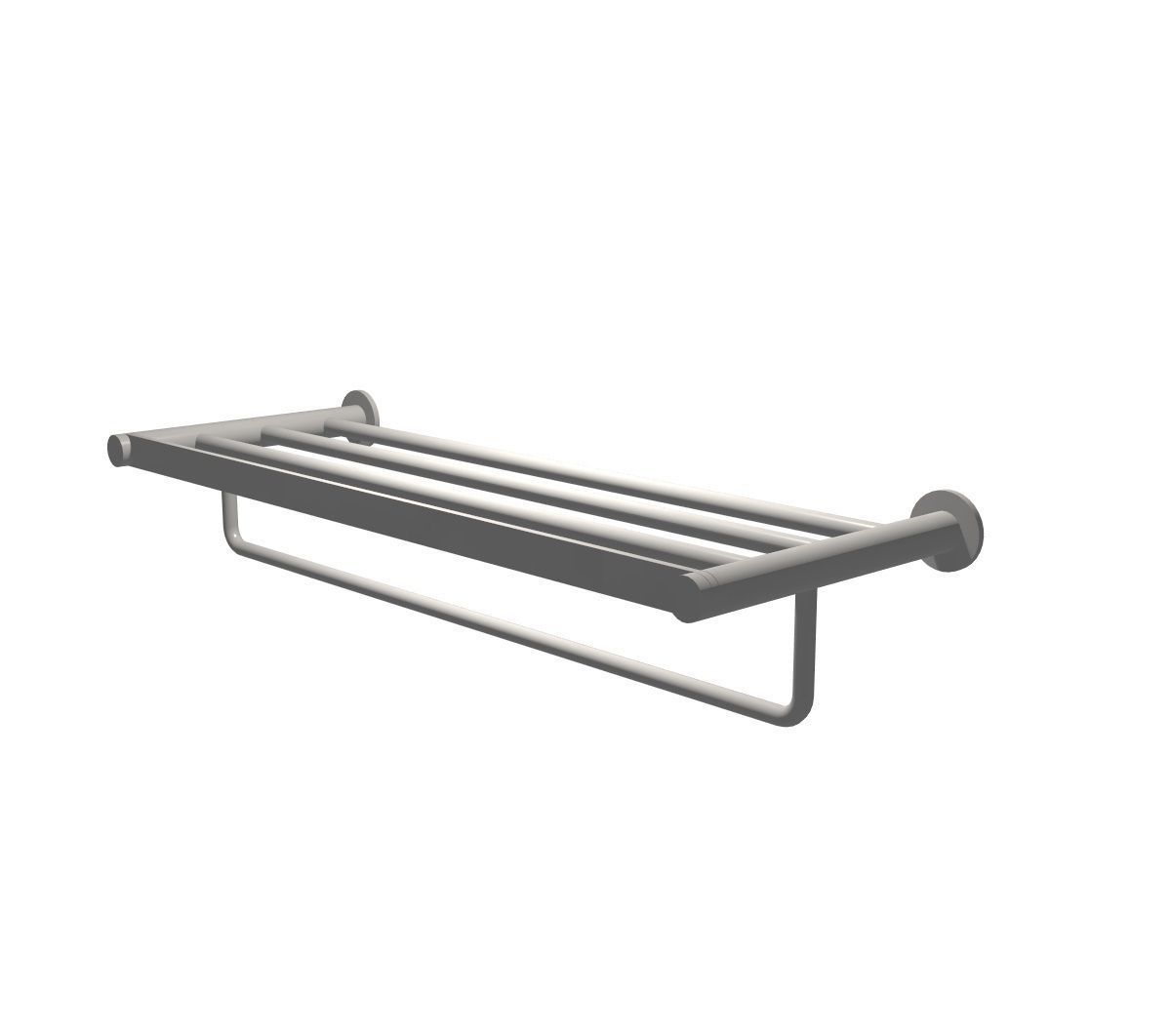 Towel rail Low-poly 3D model_2