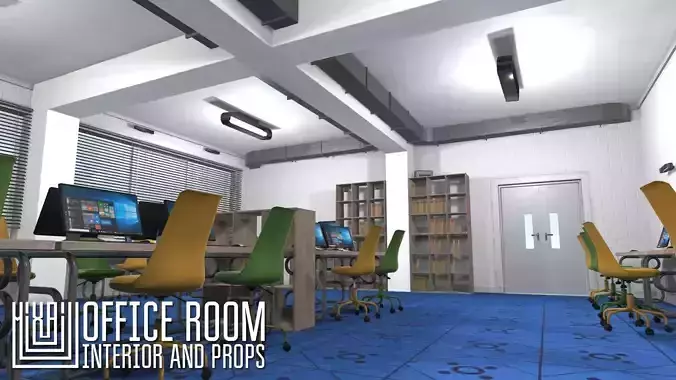 Office room - interior and props