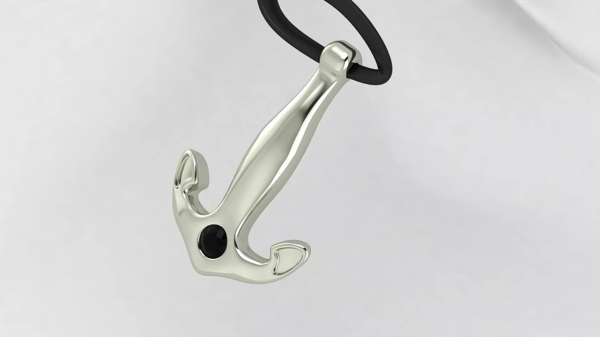 golden  anchor knot 3D print model_0