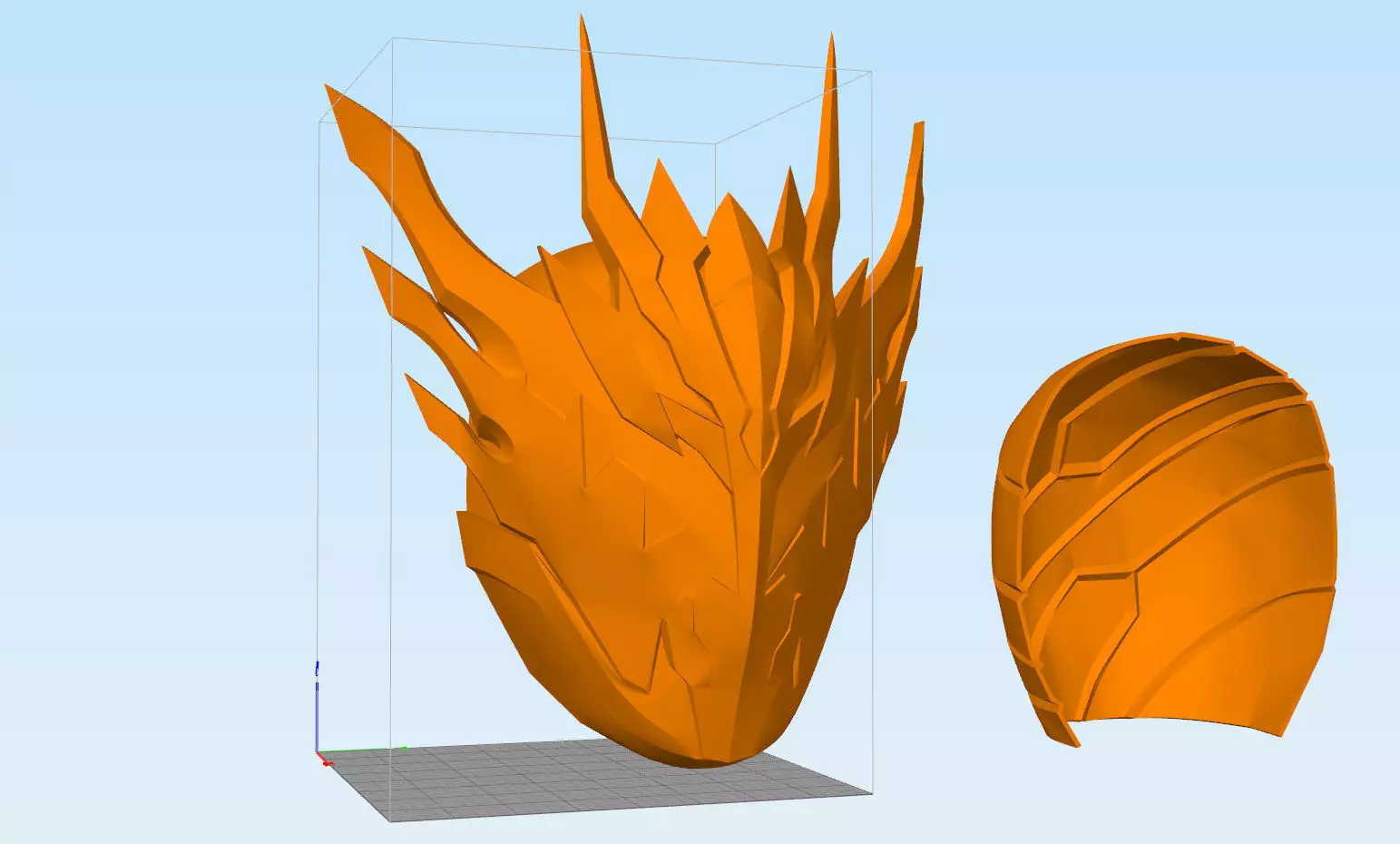 kamen rider cross magma Free 3D print model