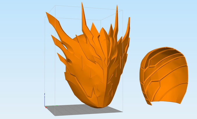 kamen rider cross magma Free 3D print model