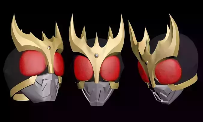 kamen rider kuuga ultimate helmet FREE FILE Free 3D print model