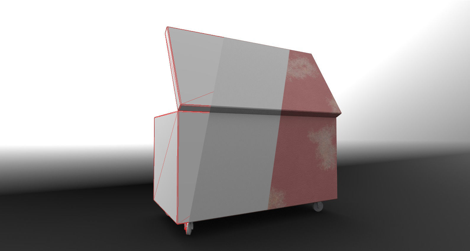 Snap On like Mechanic Toolbox Low-poly 3D model_7