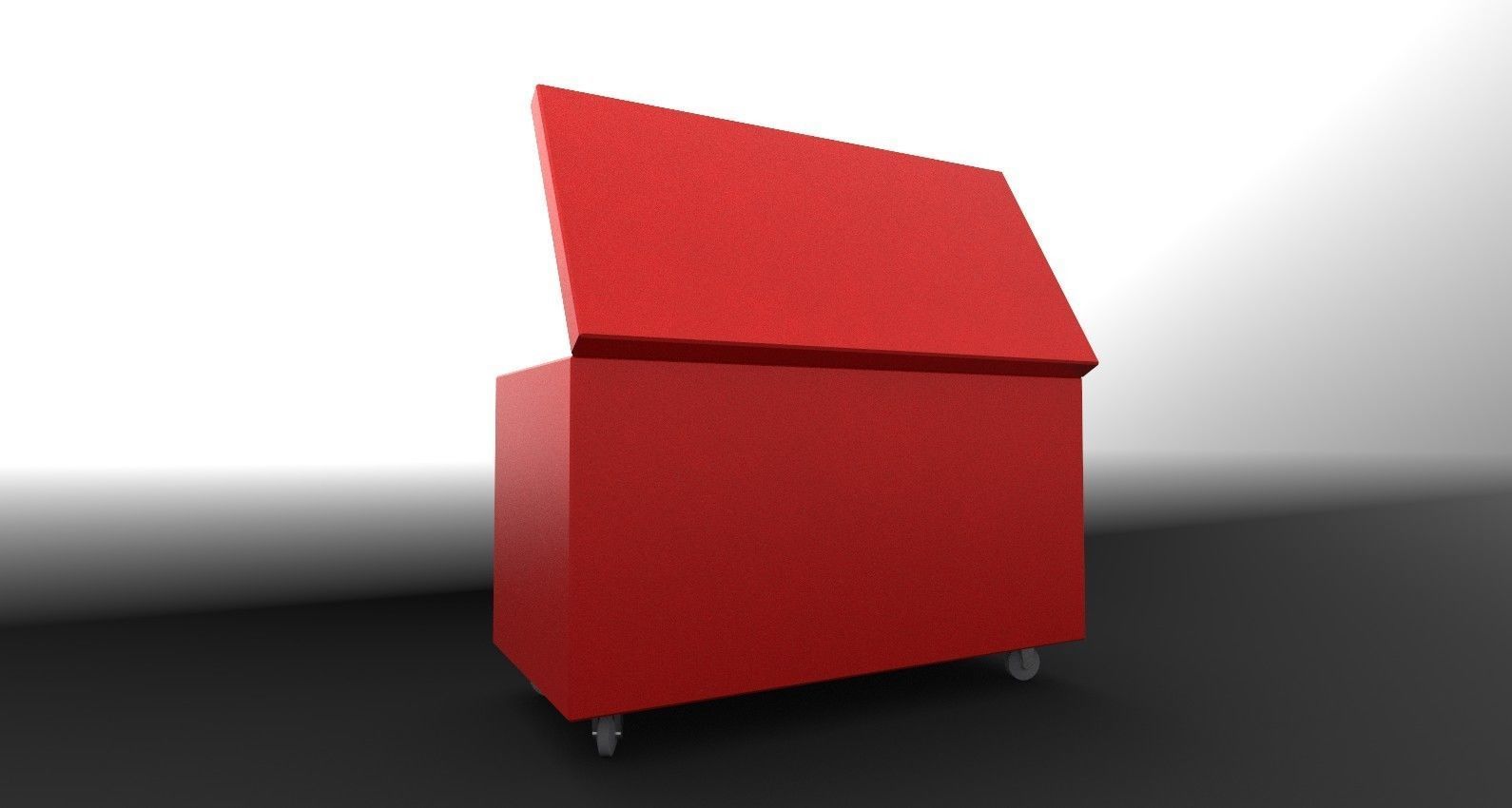 Snap On like Mechanic Toolbox Low-poly 3D model_4