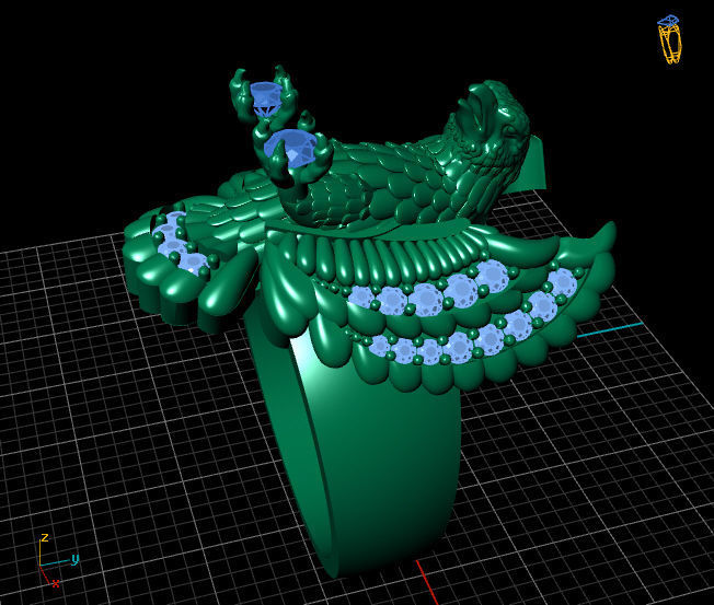 ring jewelry 1 3D print model_1
