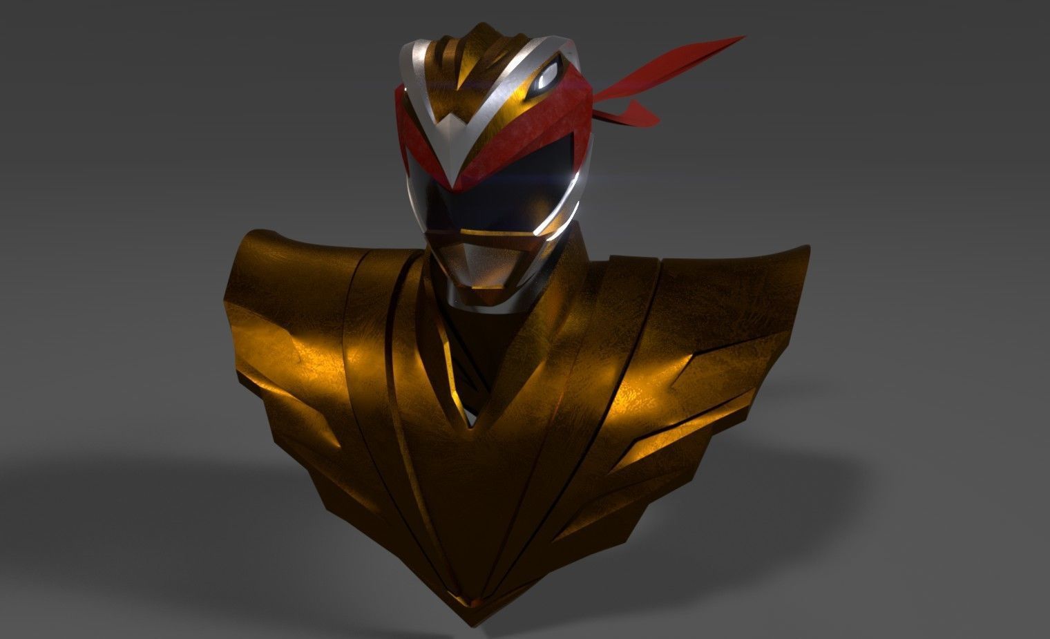 Ryu rangger 3D print model_1