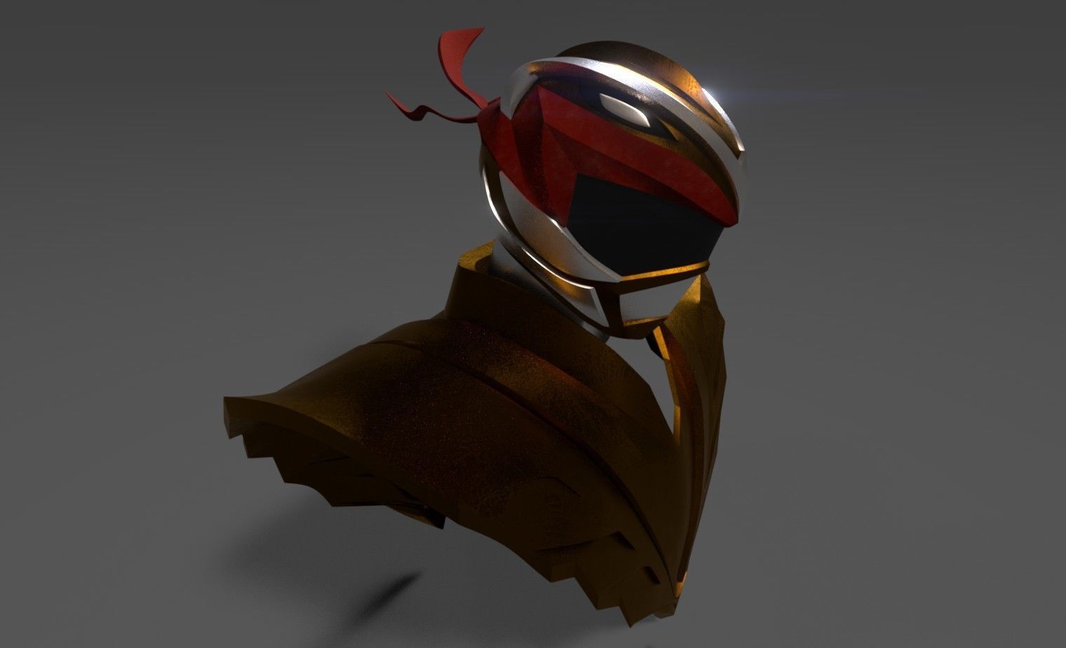 Ryu rangger 3D print model_2