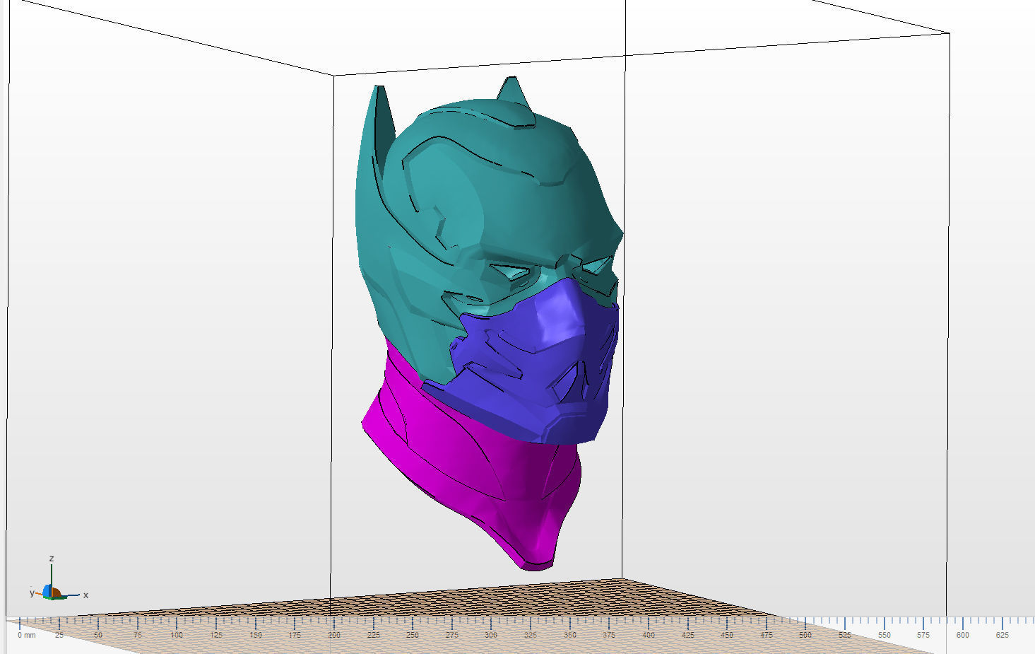 Batman Injustice 2 - Insurgent mask 3D print model_1
